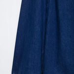 Square Neck Strappy Denim Maxi Dress