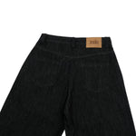 American Retro Black Pleated Jeans