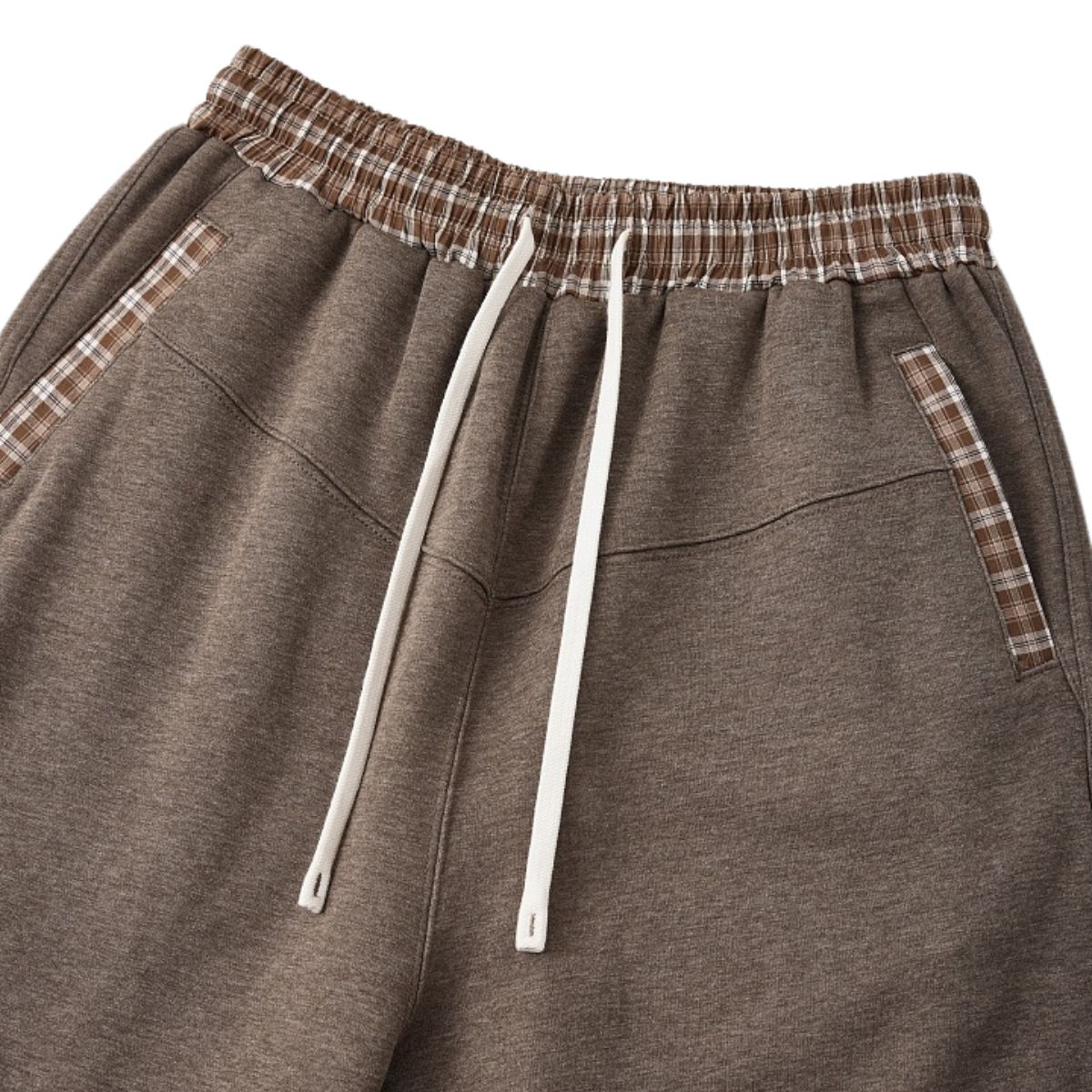 Quiet‑Luxury Old‑Money Heather Contrast Trousers