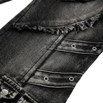 Smoke Rise Y2K Raw Edge Bootcut Jeans