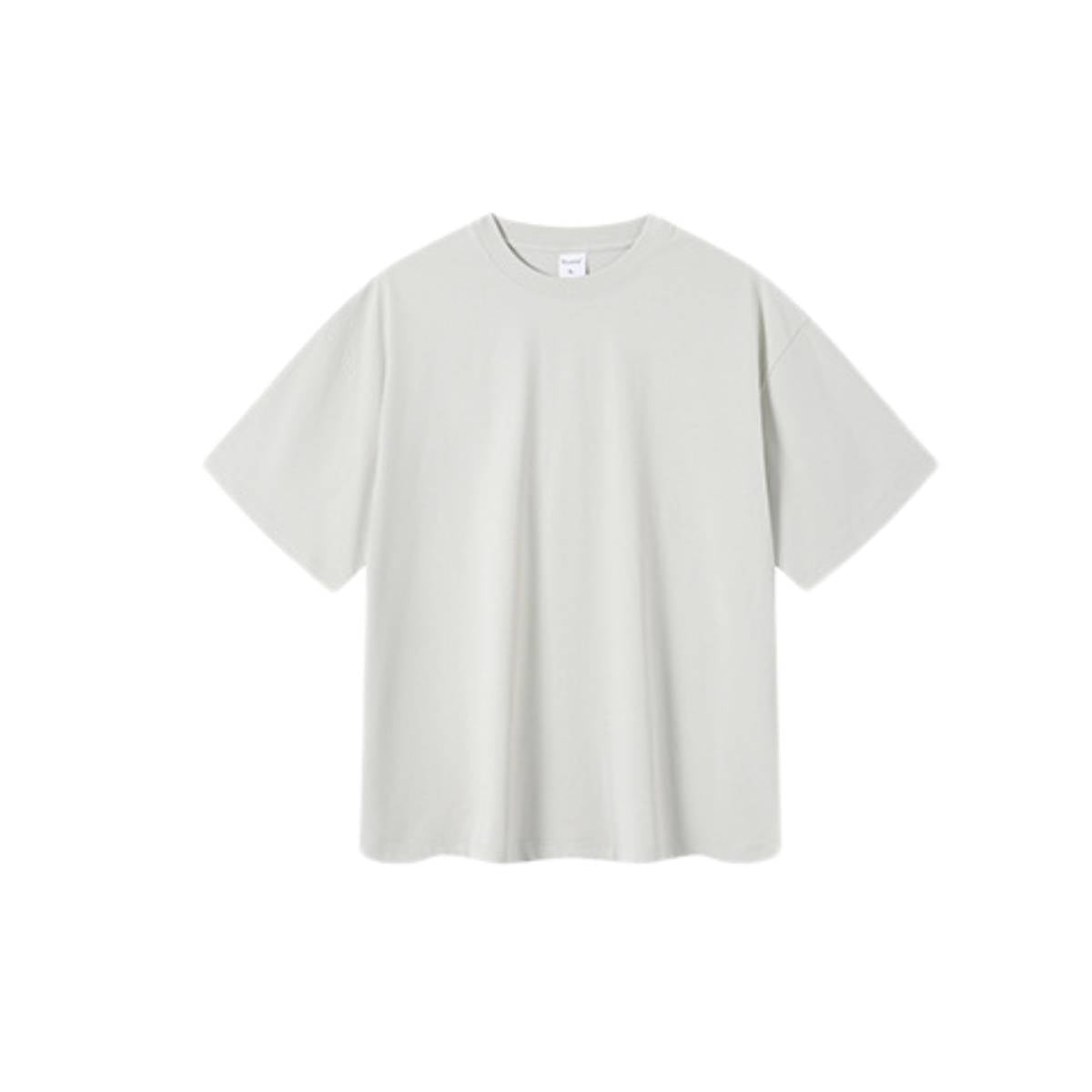 Camiseta destructiva de peso pesado con borde crudo de 10 oz