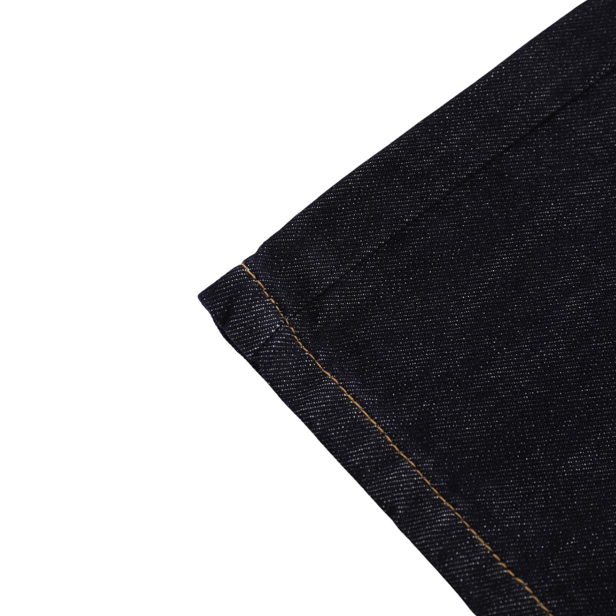 Raw Indigo Embroidered Pocket Denim Bermuda Shorts