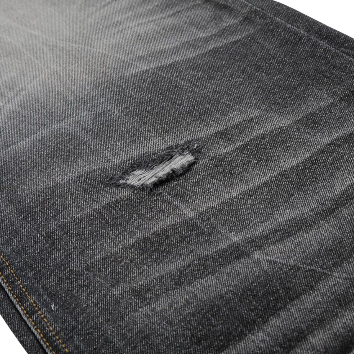 Vintage Washed Barrel Leg Distressed Jeans