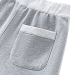 Cotton Casual Contrast Rib Stretch Sweatpants