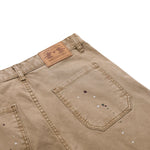 Vintage Washed Distressed Utility Straight Leg Pants