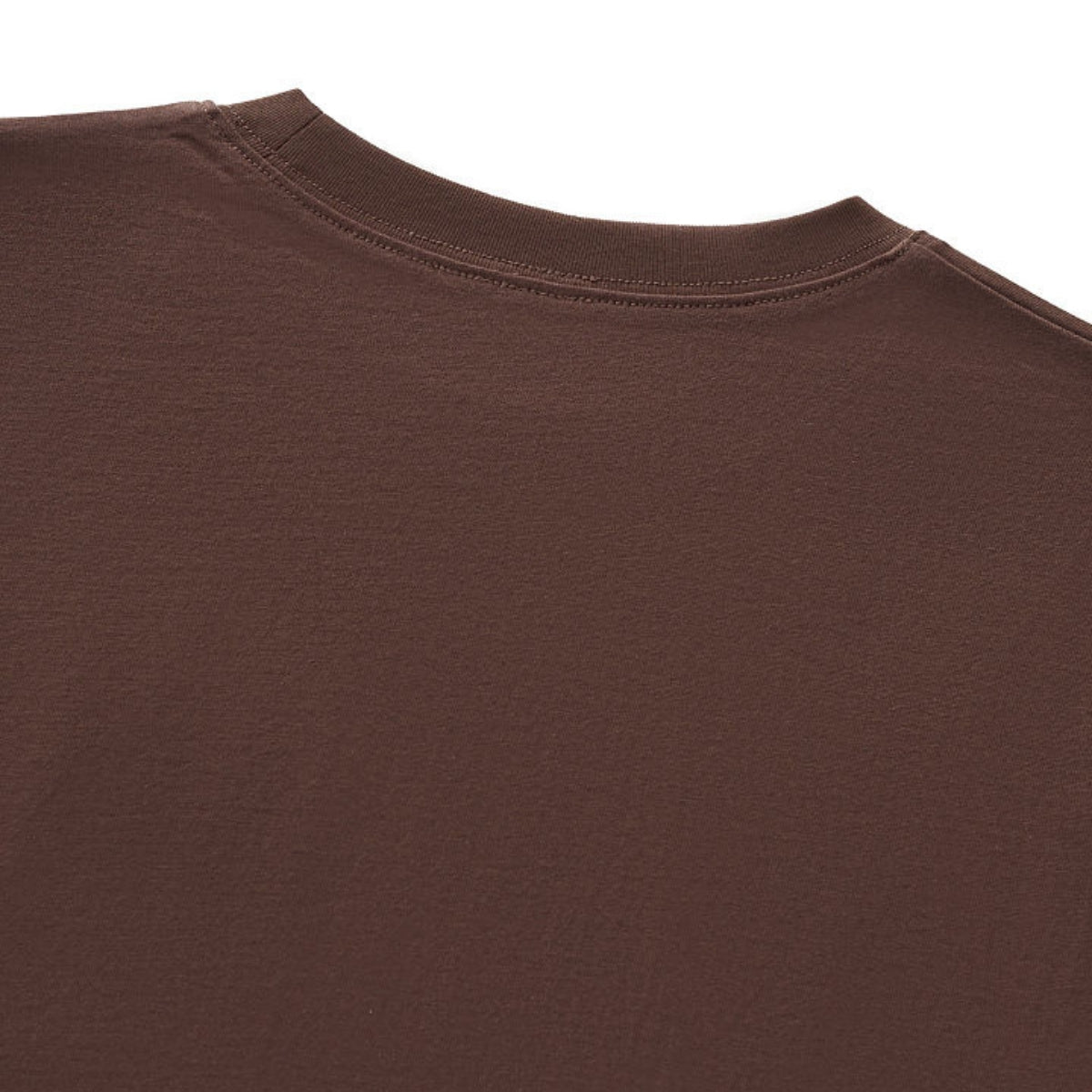 Double-Layer Bubble-Hem Cropped Streetwear Tee