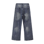 Vintage Whiskered Straight Leg Jeans