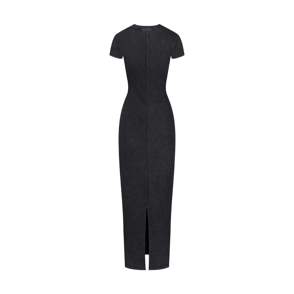 Vintage Wash Ribbed Tee Maxi Dress