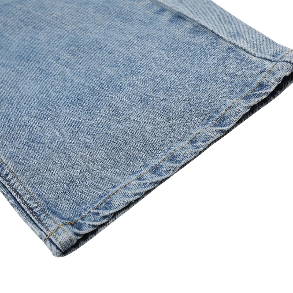 Trendy Constructed Vintage Blue Scimitar‑Leg Jeans