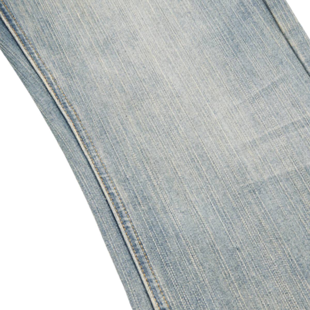 Gradient Washed High Rise Curved Leg Loose Wide Leg Denim Jeans