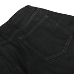 Men's Distressed Washed Denim Curved Pants Loose Wide Leg Street