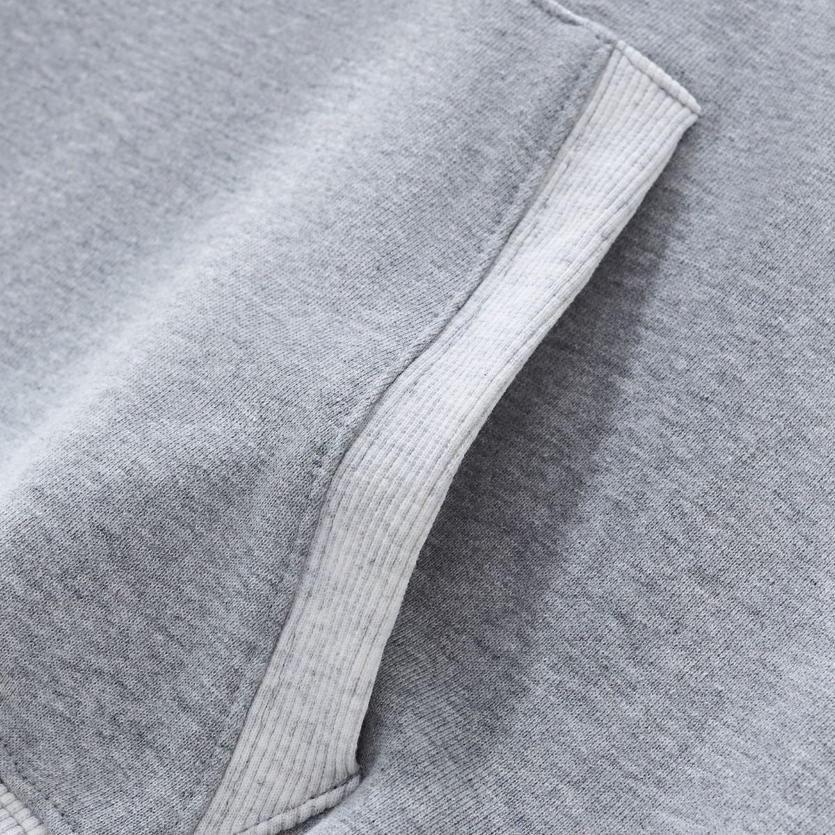 Boxy Cropped Color‑Block Cotton Hoodie