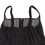 Falda vaquera con bordado de perlas y lavado vintage