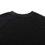 Washed Waffle Cotton Raglan Long Sleeve Tee 340G