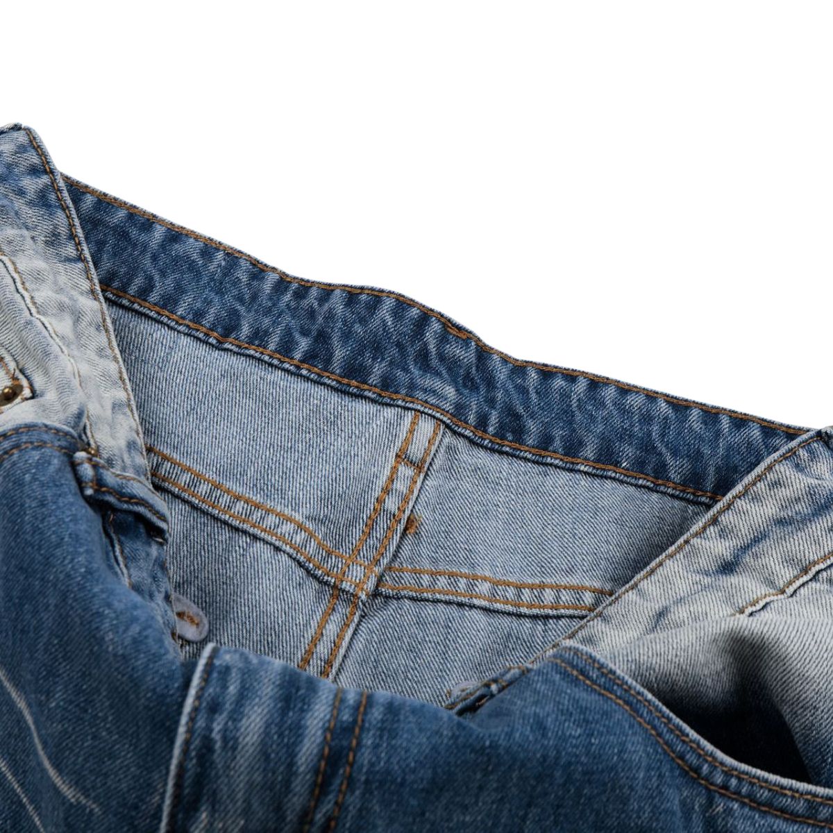Vintage Washed Slim Flare Jeans