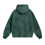 Rips Soft Fleece Lined Distressed Pullover Hoodie