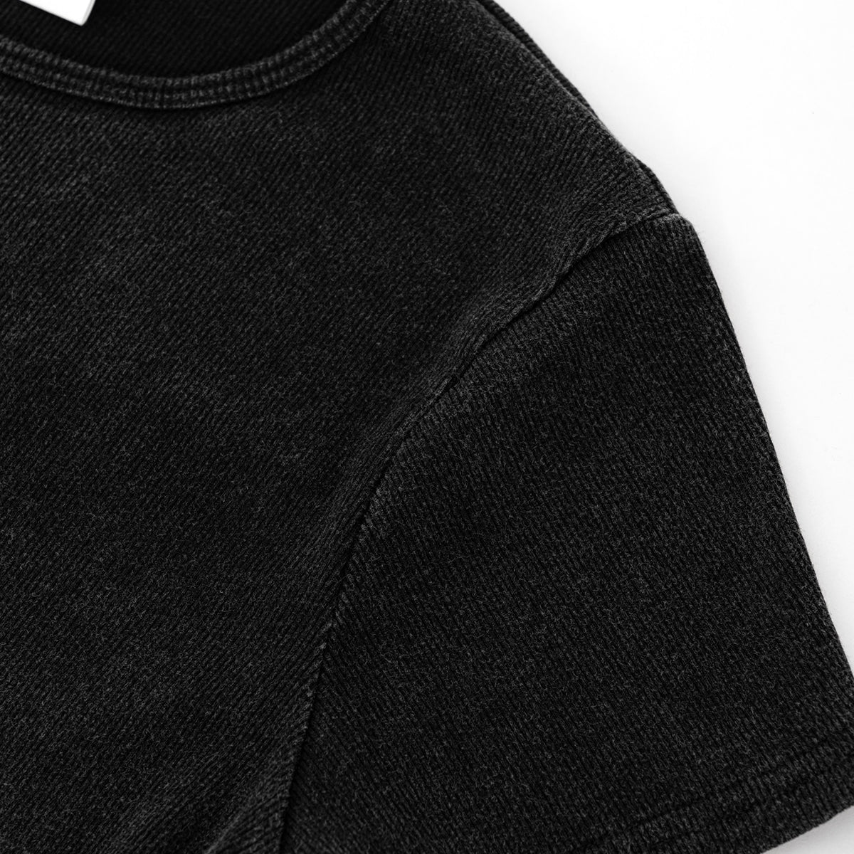 Stone Washed Short-Sleeve Bodysuit