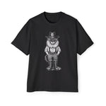 Cat Wearing Boots Glasses Graphic Tee-INNBLAC Fashion Apparel