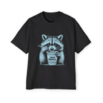 Raccoon Eating Noodle Graphic Tee-INNBLAC Fashion Apparel
