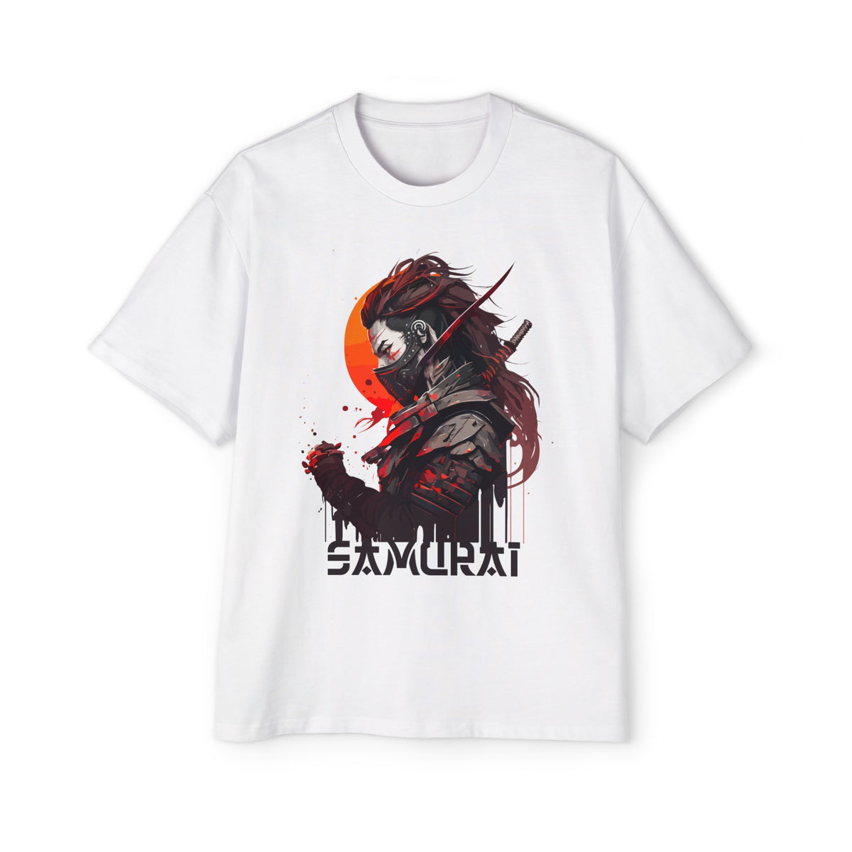Masked Man Samurai Graphic Tee-INNBLAC Fashion Apparel