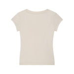 Solid-Color V-Neck Cotton T-Shirt 215gsm