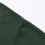 Crew Neck Mock Two-Layer Fleece Sweatshirt