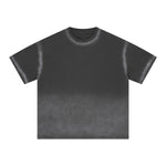 Bold Gradient Fade Oversized Design T-Shirt