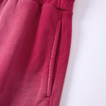 Casual Drawstring Double Waistband Shorts