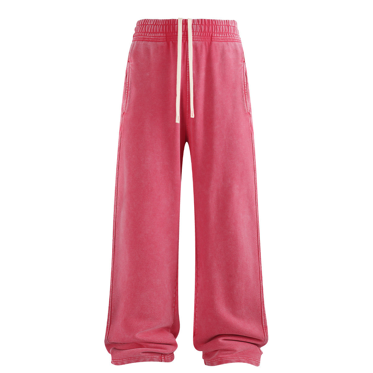 Sweatpants Washed Wide-Leg Vintage Streetwear Joggers