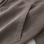 Heavyweight Washed Cotton Boxy Hoodie