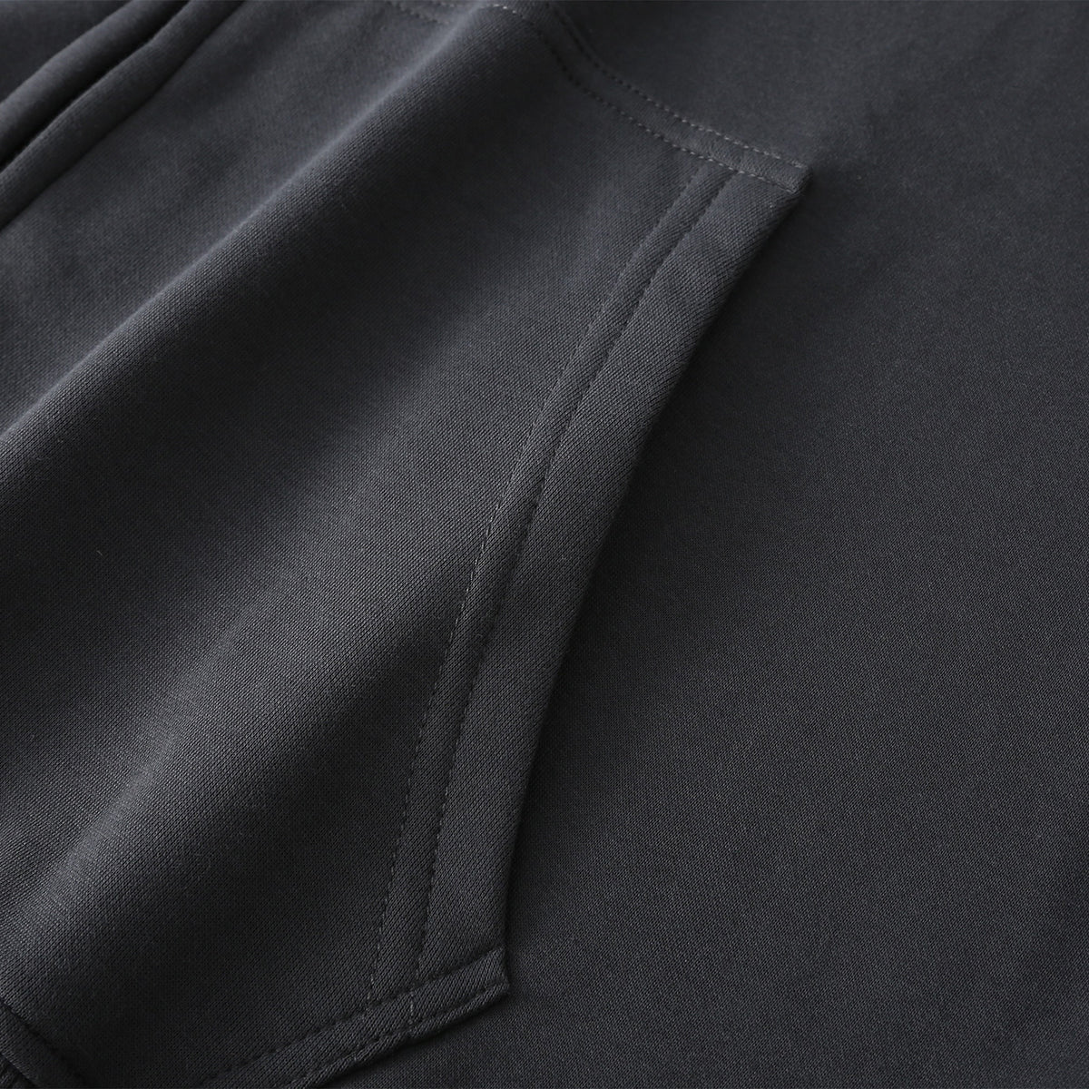 Unisex Full-Zip Fleece Layered Hood Hoodie