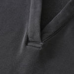 Ruched Waist Cotton Cropped Hoodie