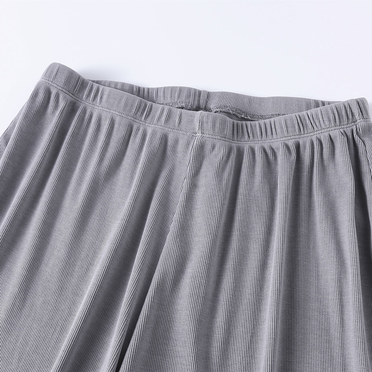 Women's Relaxed Straight Leg Ribbed Trousers