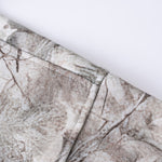 Double-Slider Zipper Branch Camouflage Fleece Hoodie