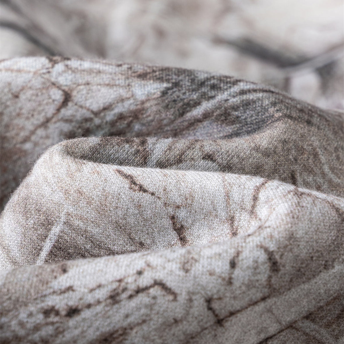 Double-Slider Zipper Branch Camouflage Fleece Hoodie