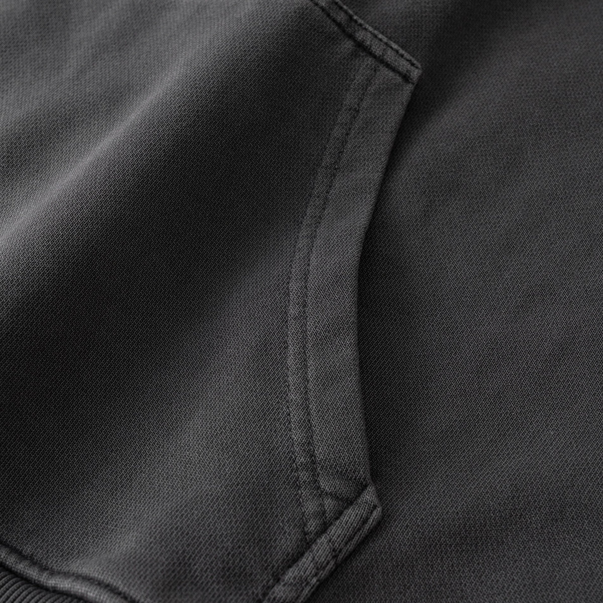 Heavyweight Washed Cotton Kangaroo Pocket Hoodie