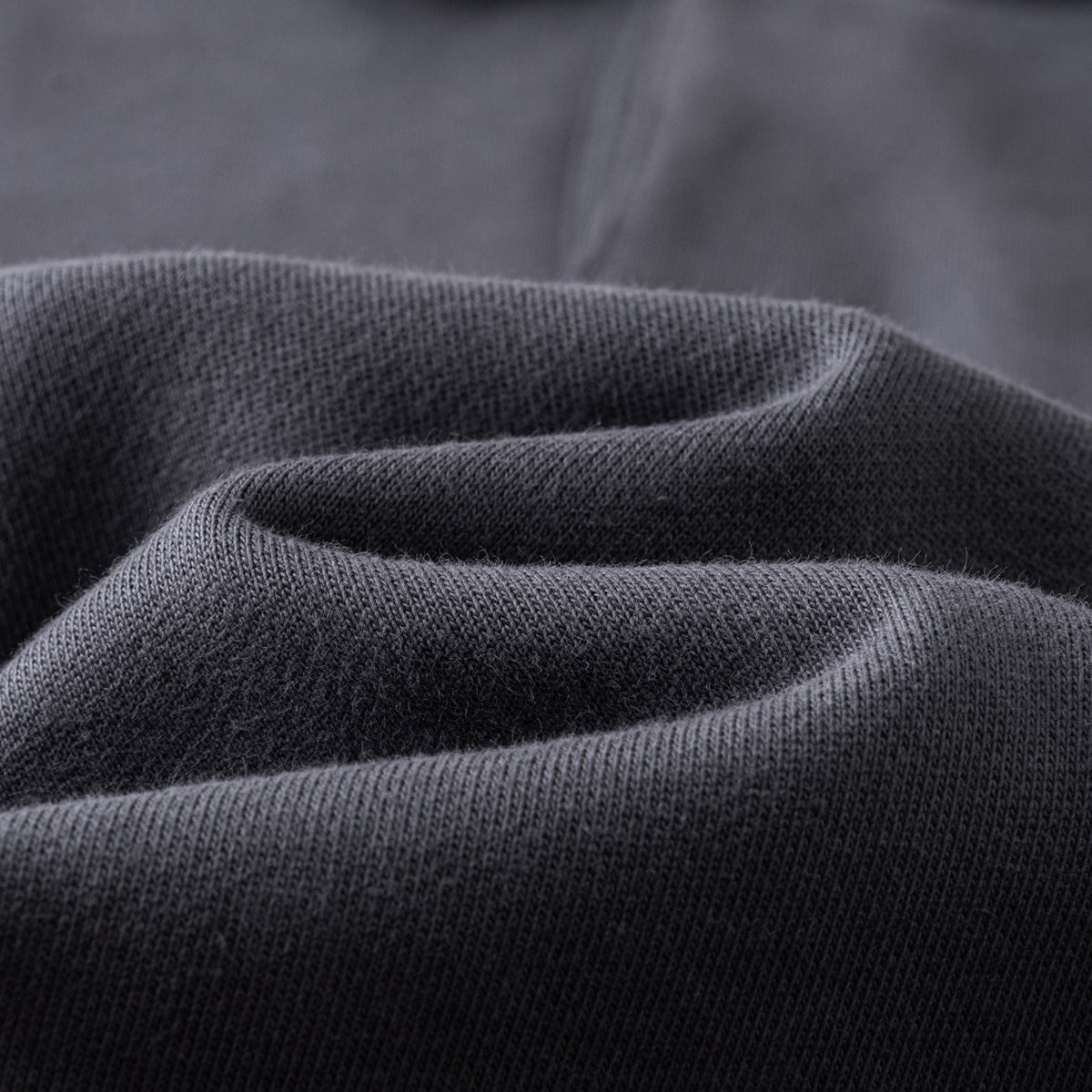 Relaxed Fit Solid Color Polo Neck Sweatshirt