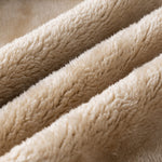 Zip-Up Loose Fit Plush-Lined Hoodie