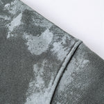 Distressed Edge Painted Graphic Washed Hoodie