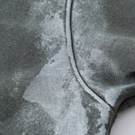 Distressed Edge Painted Graphic Washed Hoodie