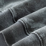 Distressed Edge Painted Graphic Washed Hoodie
