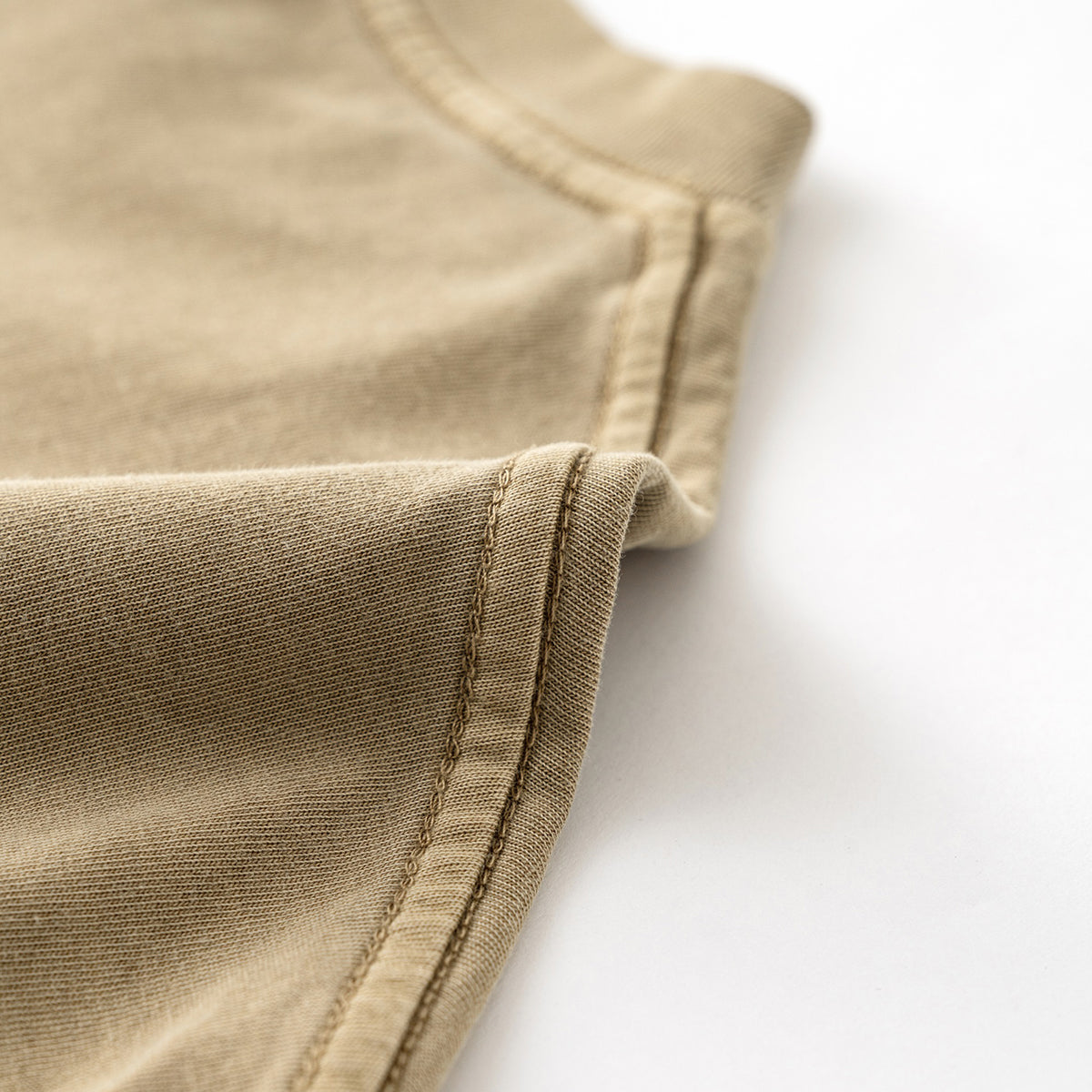 Heavyweight Washed Raw Edge Tee 8oz