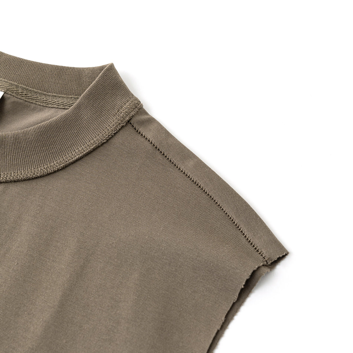 Quick Dry Raw Edge Muscle Tank 6.3oz