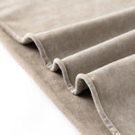 Distressed Raw Edge Washed T Shirt 8oz