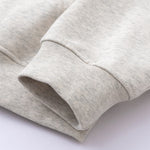 Double-Slider Zipper Solid Color Hoodie