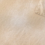 Camiseta con bolsillo desgastado y lavado ácido de 8.5 oz