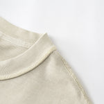 Camiseta sin mangas con borde reverso sin rematar de 8 oz