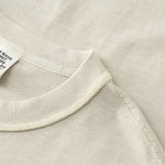 Camiseta sin mangas con borde reverso sin rematar de 8 oz