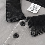 Polo lavado de color en contraste de 8.5 oz