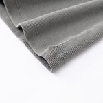 Fitted Rib-Knit V Neck T-Shirt 8.2oz